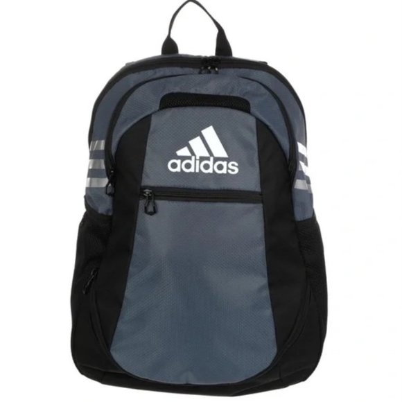 Adidas Logo Mundial Backpack in Gray & Black - Picture 1 of 1